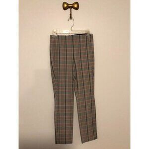 RAG & BONE Simone Checked Skinny Blue Multi Pants - Size 2 - NEW WITH TAG